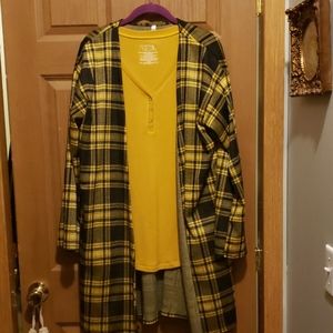Mustard Thermal Dress it up Sz XL